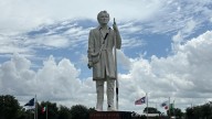 Stephen F. Austin statue in Angleton, Texas to be repaired