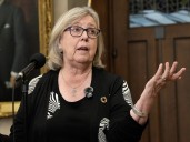 'Right now, I’m a no,' Elizabeth May says ahead of federal budget vote