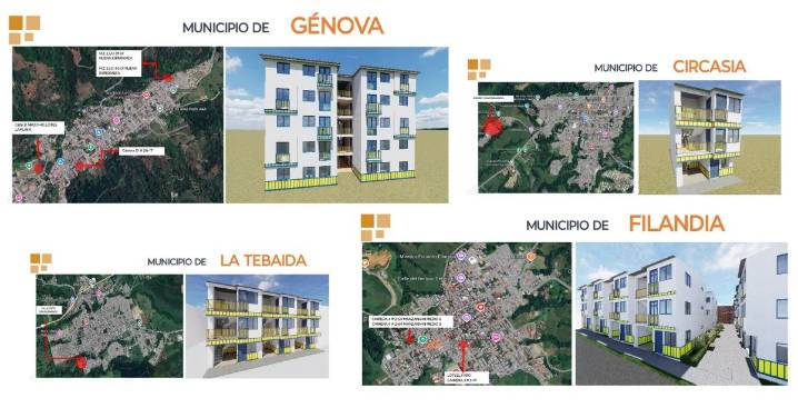 Más de 700 hogares quindianos tendrán una nueva oportunidad de vida con viviendas