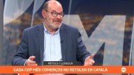 Plataforma per la Llengua pide más multas contra los comercios que no rotulan en catalán: "Con sanciones, lo harán"