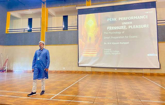 Mangaluru: Peak performance under pressure - Inspiring session held at Expert PU College, Valachil