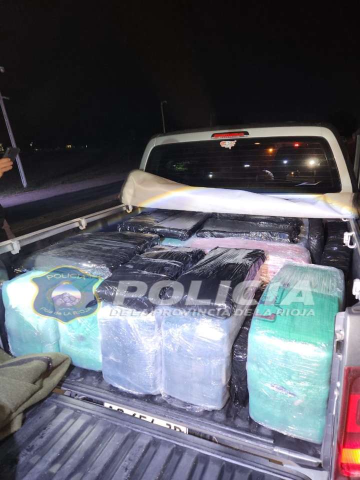 Arrestaron a dos hombres con más de 350 kilos de hojas de coca