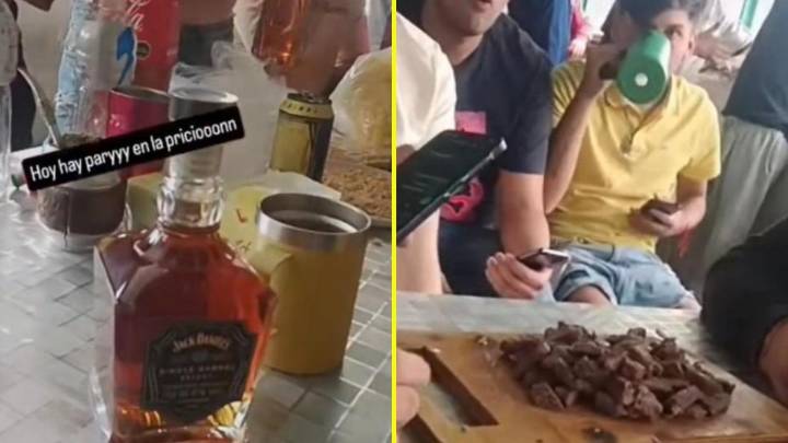 Se decomisaron celulares, dinero y alcohol: Gendarmería aparta a 23 internos por "carrete" viral en Santiago 1