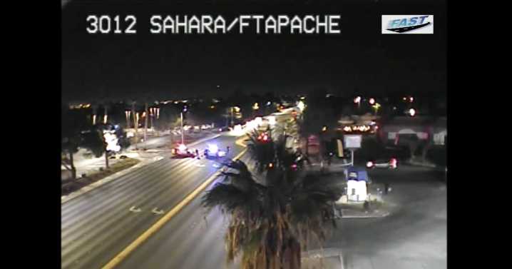 LVMPD: 'Suspicious looking package' found on Sahara Avenue and Fort Apache Road