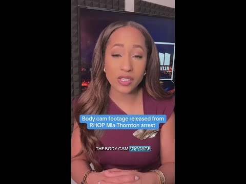 Bodycam video of former Real Housewives of Potomac star Mia Thornton arrest at Atlanta airport