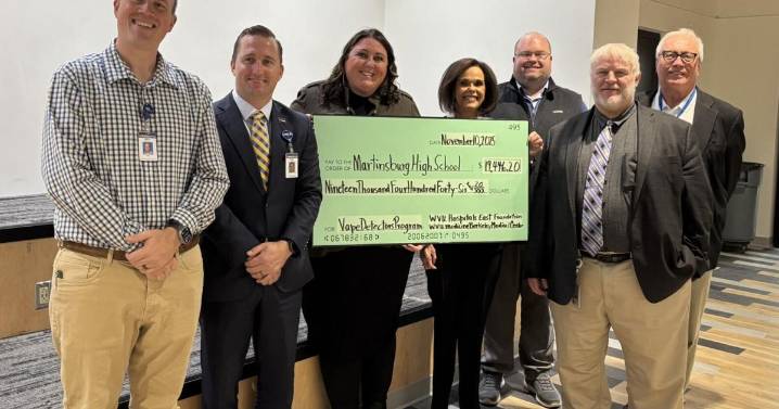 Martinsburg High School takes steps to prevent vaping by partnering with WVU Medicine