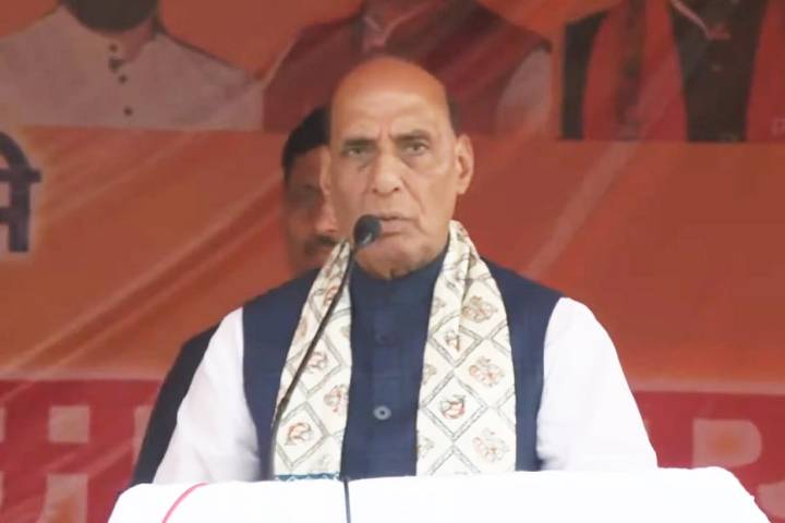 Rahul Gandhi trying to create anarchy by demanding reservation in defence forces: Rajnath Singh