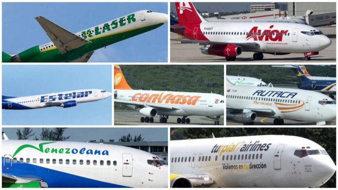 Aerolíneas venezolanas mantienen operaciones con normalidad