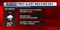 FIRST ALERT WEATHER DAY: Widespread snow Saturday creating dangerous travel