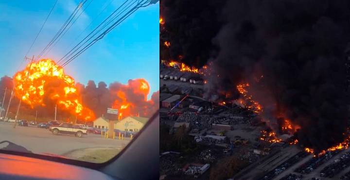 Avión de carga UPS se estrella tras despegar en Kentucky; reportan gran explosión