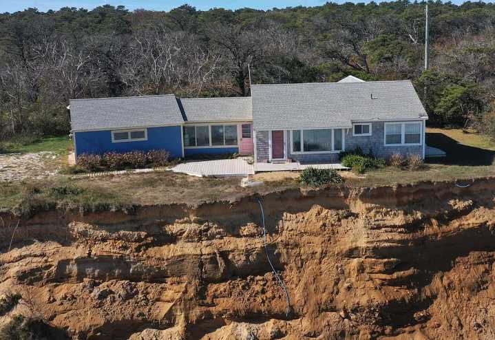 Oceanfront Cape Cod home listed for under $100K — but it may soon drop into the sea