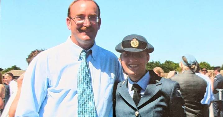 RAF dad and daughter given 'incredibly special' chance to march together in Remembrance Day Cenotaph Parade