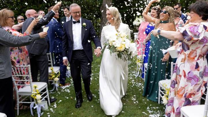 Australian prime minister Albanese becomes the first ever to marry in office