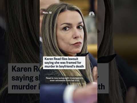 Karen Read files lawsuit saying she was framed for murder in boyfriend's death