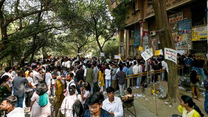 Voting underway for JNUSU elections; final results on November 6