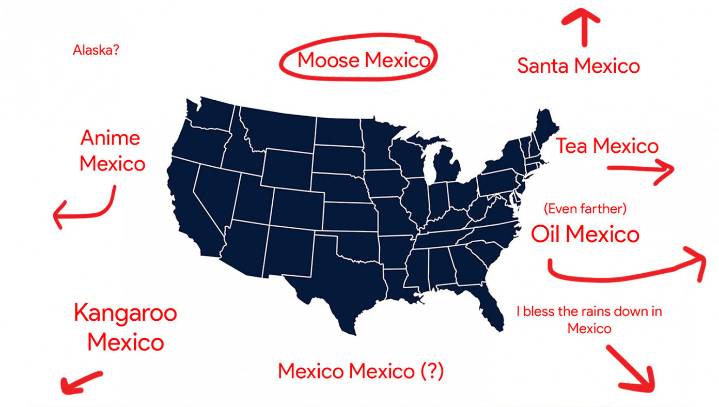 Map In Fox News Offices Labels Every Country Outside The US As Mexico