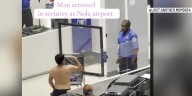 Man arrested after stripping to boxers in TSA line at Armstrong International