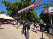 Afluencia y seguridad durante el festejo…