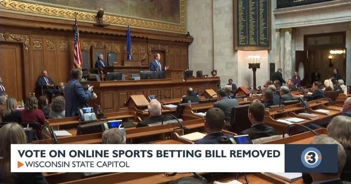 Wisconsin sports betting bill put on hold