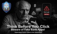 Think Before You Click: Pensioner Loses ₹10 Lakh; Hyderabad Police Warn Against Fake Bank Apps and Malicious APKs