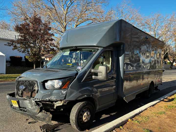 Amazon delivery van involved in crash on Staten Island