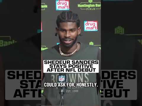 Shedeur Sanders after his regular season debut with the Browns