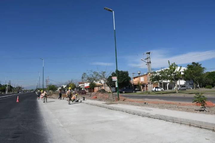 Ciudad de Salta | Etapa final de las obras viales que van desde la rotonda de Santa Ana a B° San Remo