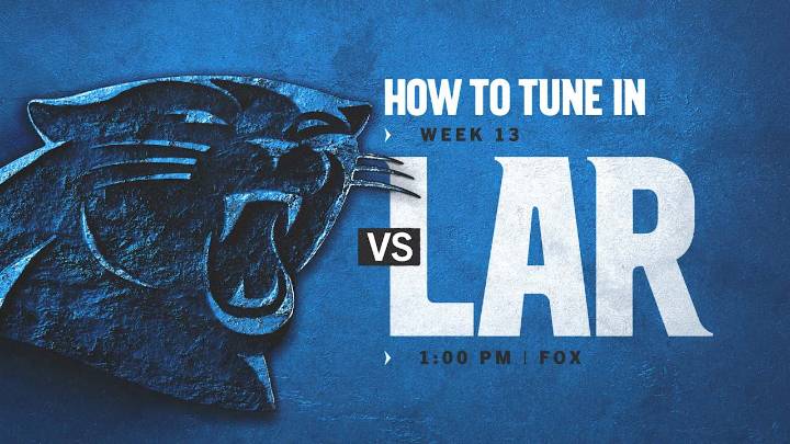 How to watch, listen and follow: Carolina vs. Los Angeles Rams in Week 13