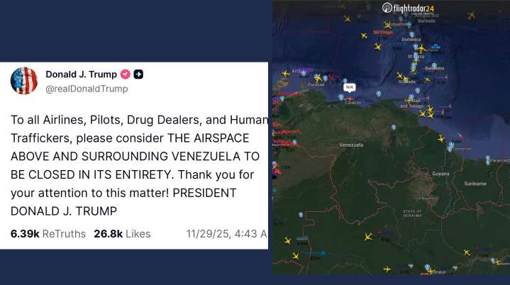 Trump "cierra" el espacio aéreo venezolano; C...