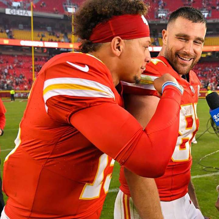 Patrick Mahomes on Travis Kelce Breaking Chiefs Touchdown Record