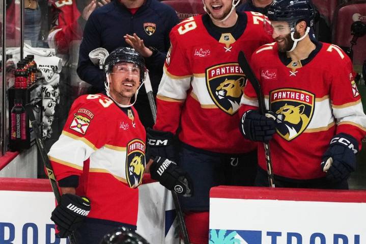Panthers beat Capitals 6-3, Marchand reaches 1,000 points – Winnipeg Free Press