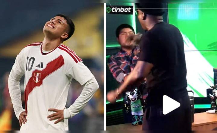 Andrés Mendoza arremetió contra Jairo Concha y casi se va a las manos en un programa deportivo: "Fue un desastre con Perú"