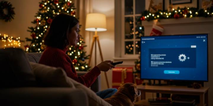 Cómo decorar tu hogar en Navidad usando equipos electrónicos