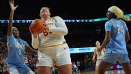 Audi Crooks talks about reaching 1,500 career points at Iowa State