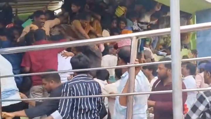 Chaos, collapse, cries for help: Chilling video captures Andhra’s Srikakulam temple stampede