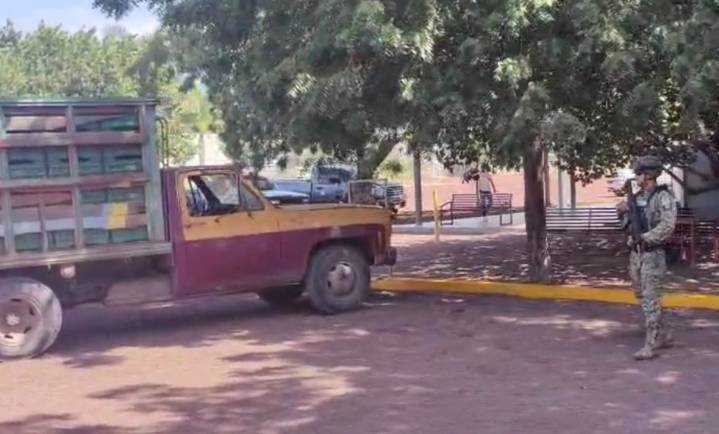 Despliega Sedena 14 células operativas en ruta citrícola de Apatzingán