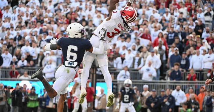 UPDATE No. 2 Indiana stuns Penn State with TD in final minute