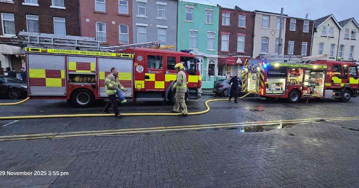 LIVE updates from Blackpool hotel fire as emergency services close off street