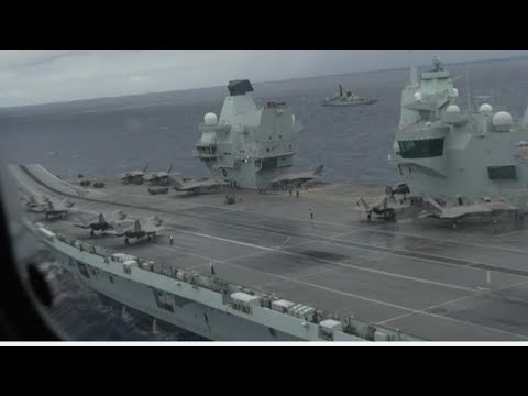 NATO warship prepares for conflict with Russia