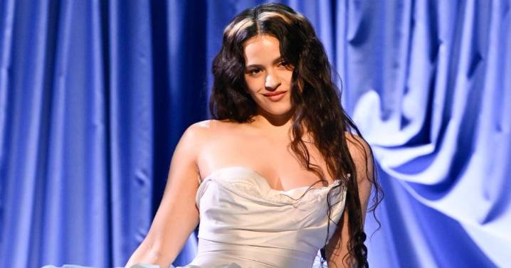 Rosalia Stuns in Strapless Bustier & Miniskirt for Jimmy Fallon Show