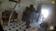 Video: Florida man falls through ceiling 'into the arms' of SWAT