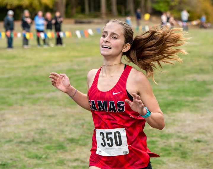 Kate Westfall of Camas top 4A Greater St. Helens League girls cross country all