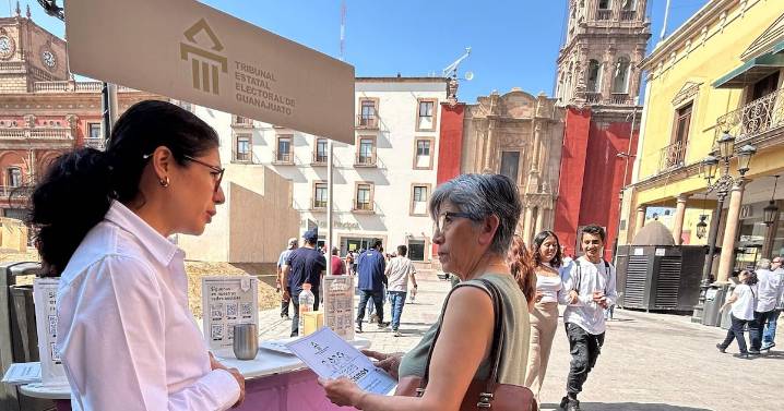 El Tribunal sale a la calle para celebrar 31 años: así divulgan los derechos electorales en Guanajuato