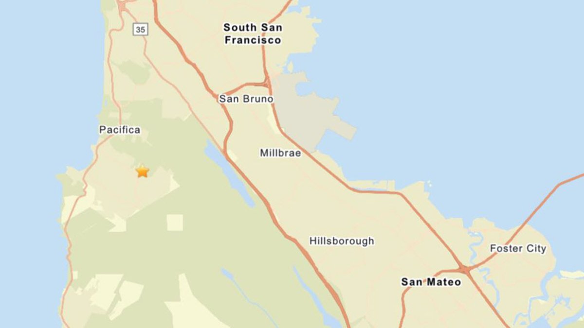 2.5 magnitude earthquake strikes near Pacifica