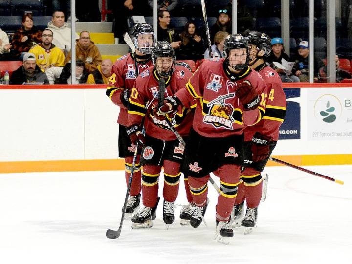 McArthur nets two goals to help lead Timmins Rock past K.L.