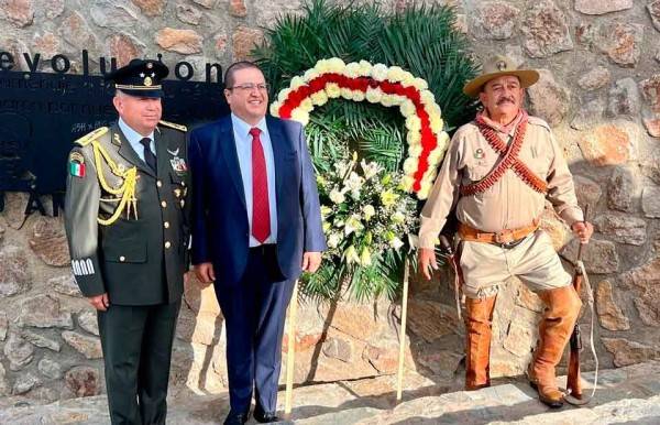 Conmemoran en  Parral el CXV Aniversario de la Revolución Mexicana