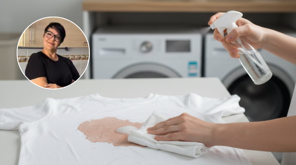 Yolanda Herrera, experta en limpieza: “Con estos tres ingredientes podés hacer el mejor quitamanchas de todos”