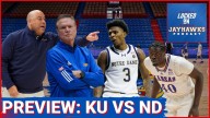 PREVIEW: Kansas vs Notre Dame Breakdown—Can Jayhawks PREVAIL Minus Darryn Peterson This Week?