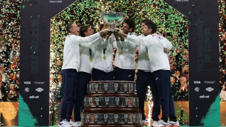 Los millones detrás de la victoria de Italia en la Copa Davis 2025