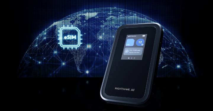 Netgear’s $499.99 5G hotspot lets you swap eSIMs at will